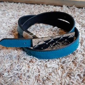 White House Black Market Teal Reversible to Black